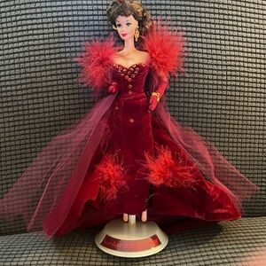 Barbie in Glamorous Red Velvet Gown